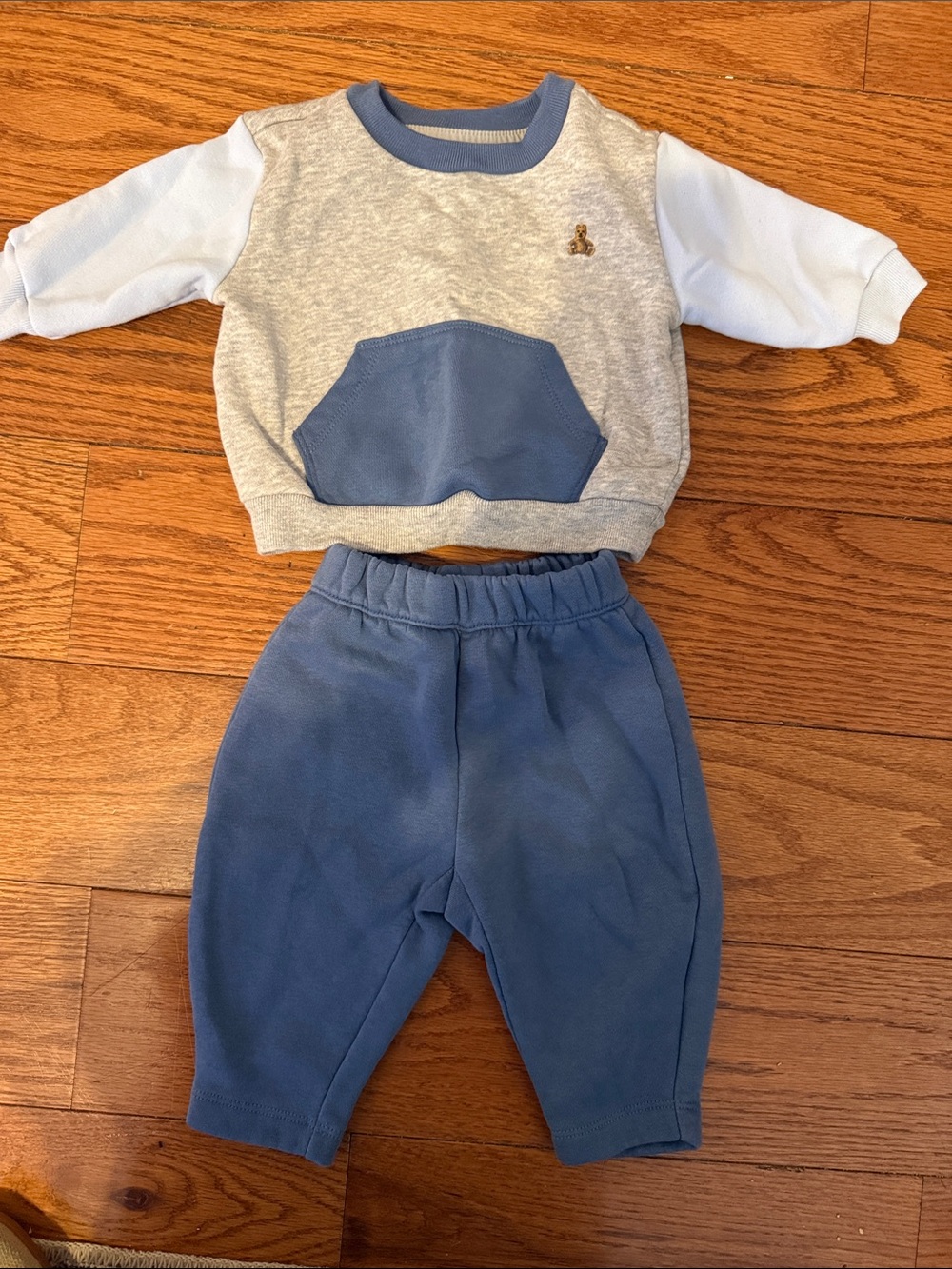 Baby GAP Blue Two-Piece Sweatshirt & Jogger Set